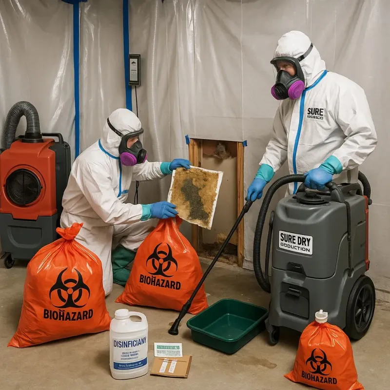 Contaminated Water Handling Protocols process in East Hemet, CA